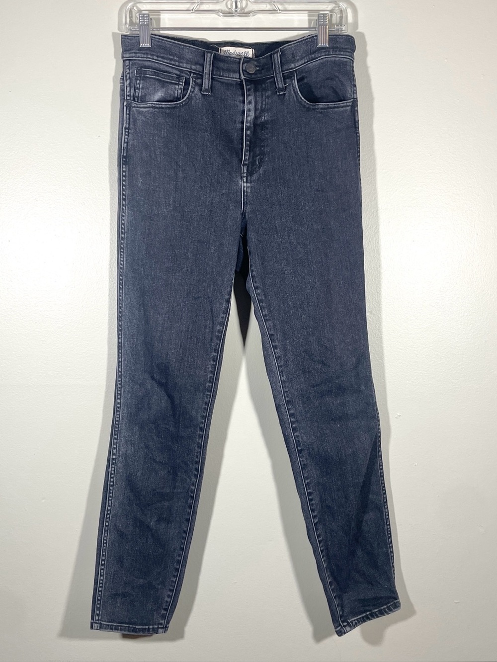 Madewell 10” High Riser Skinny Skinny Jeans Size 29 Dark Wash Stretch Denim